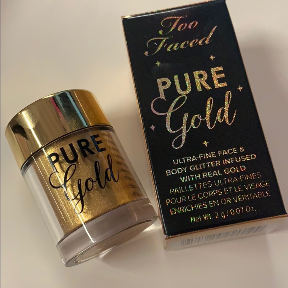 Too Faced Pure Gold Face & Body Glitter